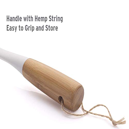 Brush de prato de 2 mochilas, limpador de escova com alça longa de bambu, escovas de cozinha para limpeza