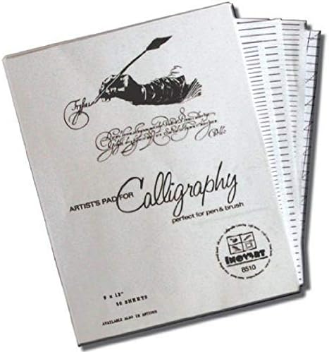 Papel de caligrafia Inovart, branco, 11 x 14, 50 folhas