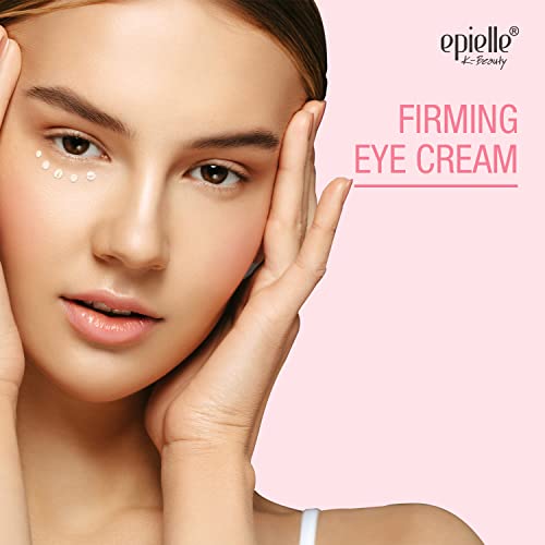 Epielle Firming Eye Cream - soro antienvelhecimento para cair pele e rugas com aplicador de refrigeração