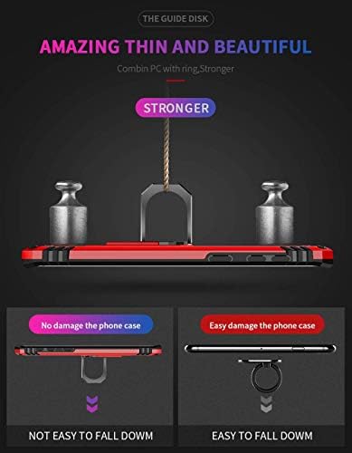 Impacto de gota de grau militar para Samsung Galaxy S10 5G Caso 360 Metal Roting Righting Kickstand Suports embutido