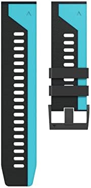 Puryn 26 mm 22mm RELAÇÃO RAPACIMENTO Strap para Garmin Fenix ​​6x 6 Pro Watch EasyFit Strap Strap para
