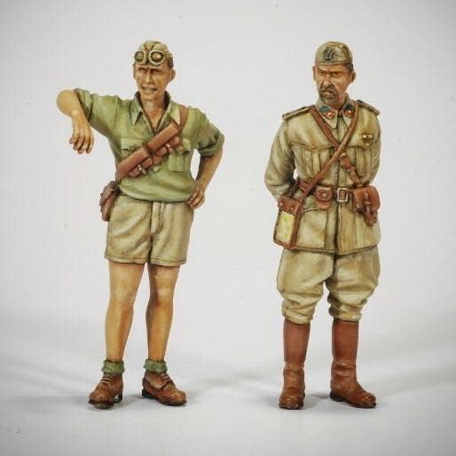 1/35 WWII Soldado italiano Soldier Modelo Kit, Partes de resina não montadas e não pintadas // ij3y-9