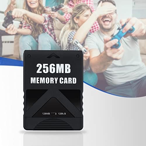 McBazel 256MB Card de memória de jogo de alta velocidade para PlayStation 2 - Black