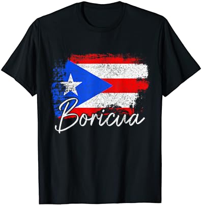 Porto Rico Boricua vintage porto-riquenha T-shirt Pride