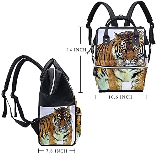 Tiger Big Cats fraldas bolsas de bolsas de mochila de mamã