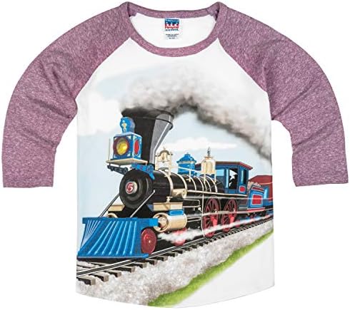 Camisas que vão camisetas de trem a vapor de garotinhos