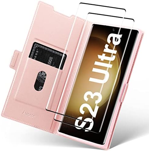 AUNOTE PARA SAMSUNG Galaxy S23 Ultra Case Wallet, Galaxy S23 Caixa Ultra Flip com Card Holde, Folio Galaxy