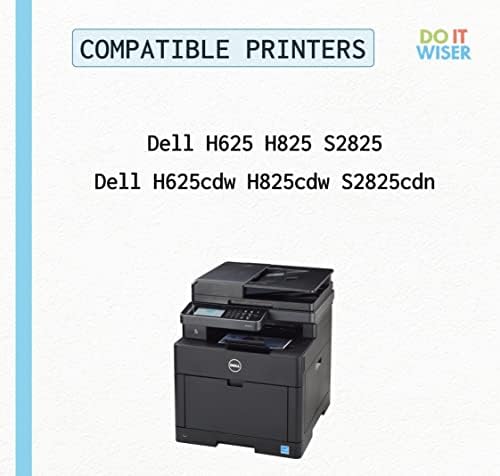 Faça mais sábio substituto do cartucho de toner de impressora compatível para Dell H625CDW H825CDW S2825CDN