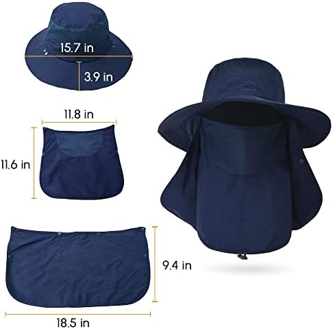 Chapéu de sol para homens/mulheres, largura de chapéu de variação, chapéu de balde Proteção UV BOONIE