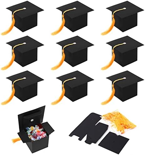 Glyinnhe 30 peças Cadeiras de graduação Caixas de graduação Caixas de presente Favores de festa de graduação para