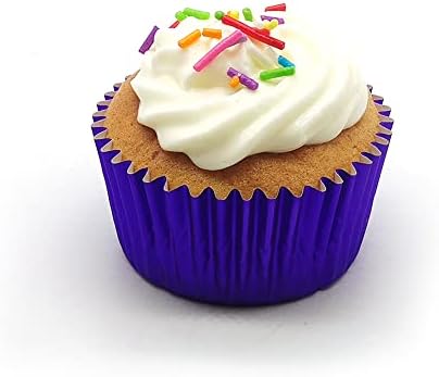 BakeHope Purple Cupcake Liners 160 Count, Wrappers padrão Muffin Baking Cups para padaria e uso