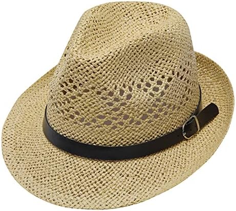 Chapéus fedora para homens para homens trilby chapéus do panamá rolo ajustável rolando chapéus de pesca leves chapéus