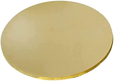 Nianxinn Brass Placa Brass Folha de cobre Placa redonda da placa redonda estampagem em branco redonda sem furos