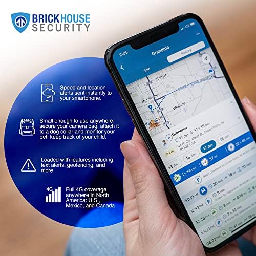 Brickhouse Security GPS Tracker para veículos - rastreador de veículos, dispositivo de rastreamento