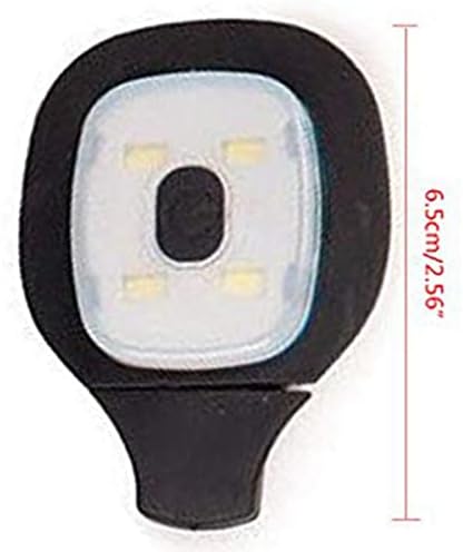 Prizom 2pcs USB Cap de gorro LED recarregável, lanterna sem mãos, Fácil Instalação FAREIRO DE FARIÇO