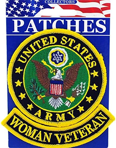 Patch bordado aposentado do Exército dos Estados Unidos, com adesivo de ferro