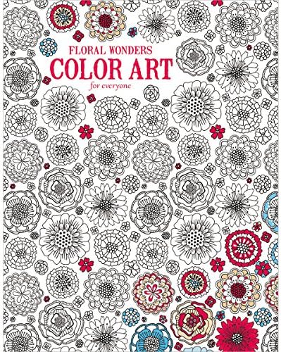 Lolliz 6706 Floral Wonders Coloring Book