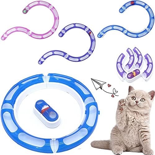 Oallk Toys Cat Toys Interactive Ball Toy Cat Round Shape Kitten Tunnel Tunnel Pet Intelligence Cats Treinando