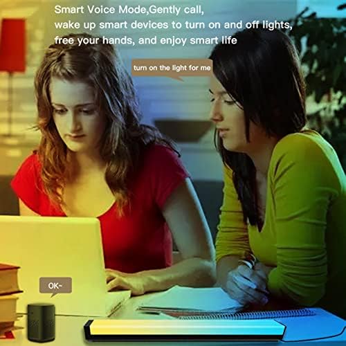 Barras de luz LED inteligentes Alexa Novo upgrade Smart LED Light Light Decor Gaming Decor Smart LED Light
