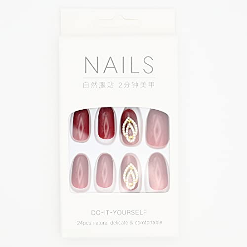 Mad Naked Beauty Press-On Unhas Manicure-At Home Kit, Super Star