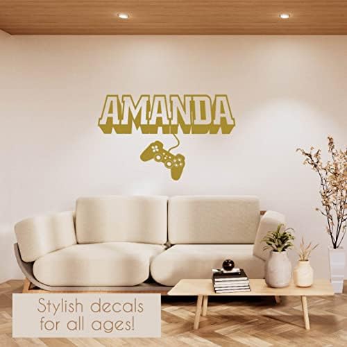 Wall Vinyl Decal de decoração de casa Decoração de arte Adesivo 3D Nome personalizado Menino Girl