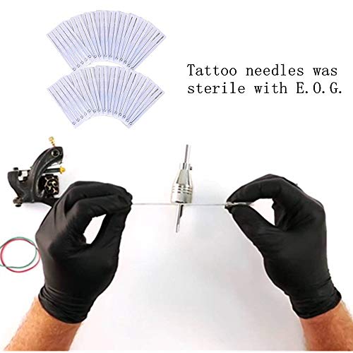 Kit de máquina de tatuagem -Yuelong Complete Tattoo Kits Pro Machine Guns Foot Pedal Clip Cord Aides