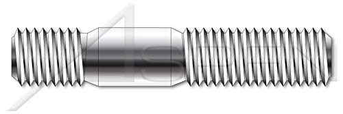 M10-1.5 x 30mm, DIN 939, Métrica, pregos, extremidade dupla, extremidade de parafuso 1,25 x diâmetro, a4