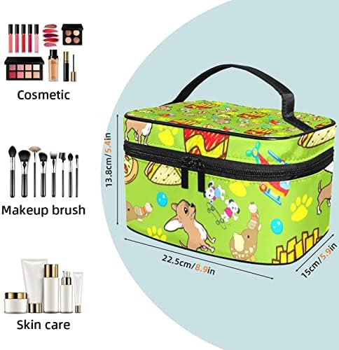 Bolsa de maquiagem de viagem, bolsa de cosméticos Caso organizador, para mulheres de produtos de higiene