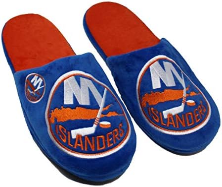 Foco NHL New York Islanders Men Slip nos chinelos
