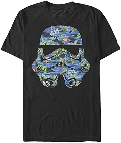 Camiseta gráfica de capacete masculino de Guerra nas Estrelas