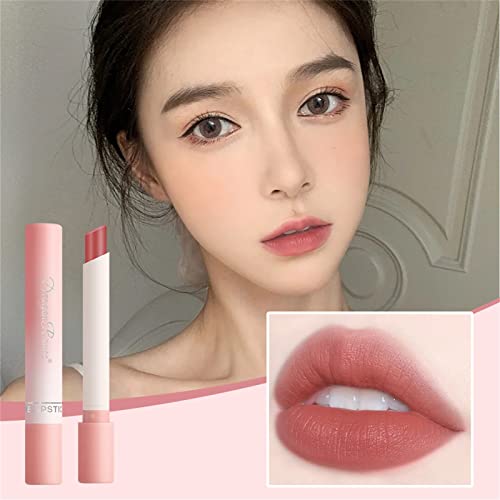 Novo Lipstick Creativo Lips Matte Lip Gloss Grente de textura sofisticado para mulheres meninas