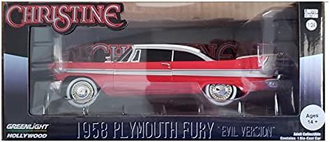 Collectibles Greenlight 84082 Christine - 1958 Plymouth Fury 1:24 Escala