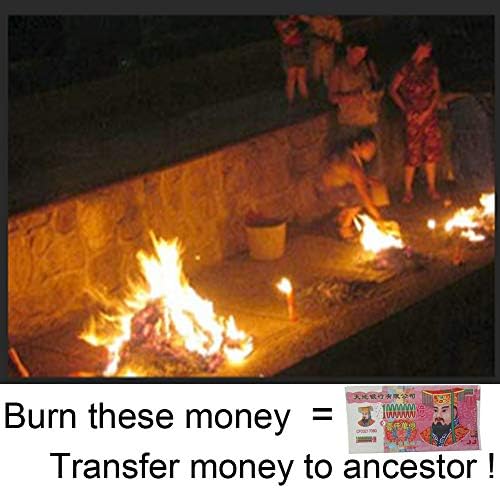 Dinheiro ancestral para queimar jade Imperador Chinês Joss Paper Heaven Bank Notas, Ancestor Money