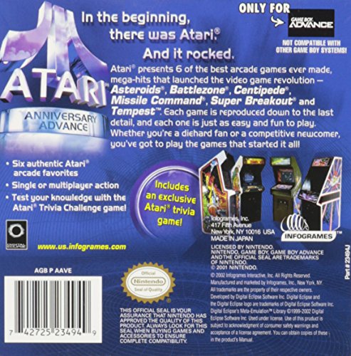 Avanço de Aniversário Atari