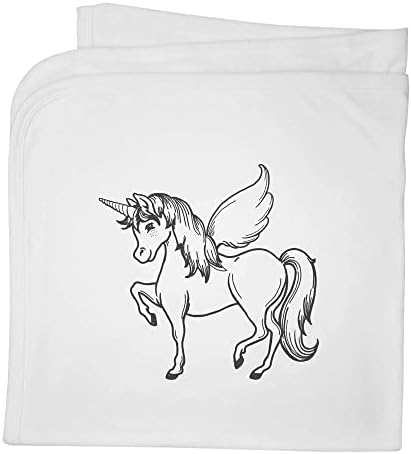 Azeeda 'Unicorn' Algodão de algodão com cobertor / xale