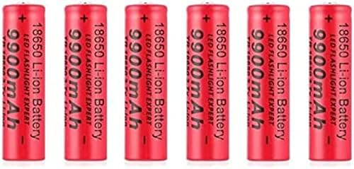 Baterias recarregáveis ​​de Morbex, bateria de Íon de 3,7v de líssima 9900mAh Botão de alta capacidade de bateria