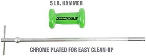OEMTOOLS 37033 5 libras Slide Hammer Puller, Hammer de Uso de Rolamentos para Uso Automotivo para Diretor
