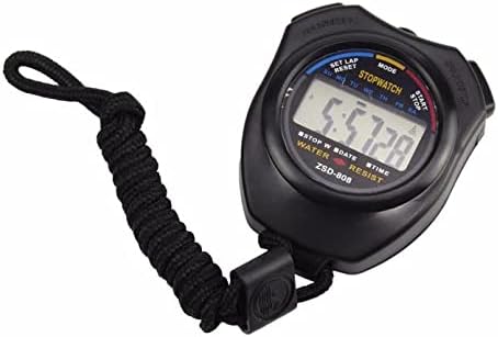 Esportes Assista Big Waterpersperpert Timer Counter LCD Stopwatch Alarm Digital Chronograph Sport Sport Watch