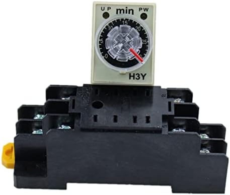 Infri H3Y-2 10m 12V Power de relé de tempo pequeno no tempo de tempo de prata