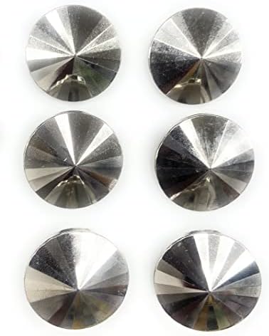 Buttons de ouro ou botões de prata Conjunto polido acabado 1 '' ou 5/8 '' moda pirâmide estilo ~ para