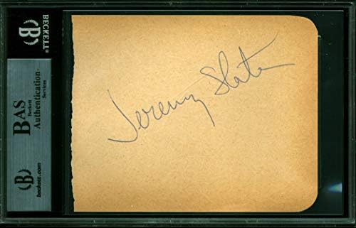 Shelley Winters The Diário de Anne Frank Authentic assinou 4x5 Página de álbum Bas