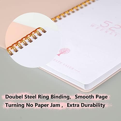 Homesogood Weekly Planner A5 Habitules School Stationery Officer Gifts Business 2023 Planer 2PCS