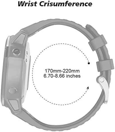 Ankang 20 22 26mm Strap de liberação rápida para Garmin Fenix ​​7 7x 7s Smart Watch Band Wirstband Strap