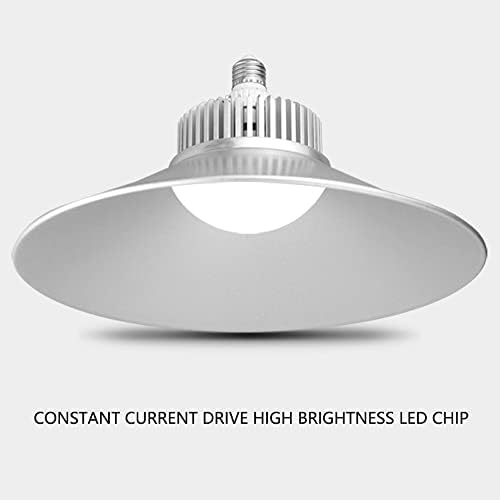 1m haste - 6500k Luz branca LED High Bay Light, luzes de teto de garagem, luzes de celeiro E26/E27,