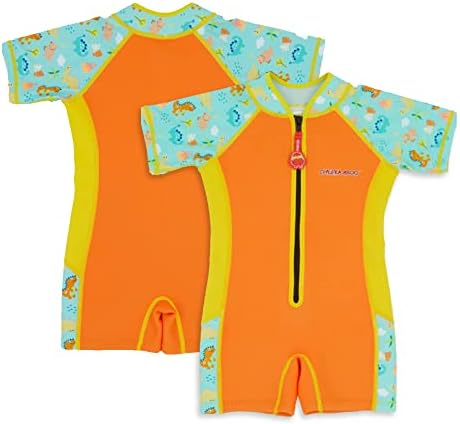 Cheekaaboo Wobbie Kids Swimsuit, Thermal Boys and Girls Swimsuit, feito com UPF50+ Neoprene, trajes de banho seguros
