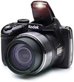 Kodak AZ521, câmera de 16MP com zoom óptico de 52x, tela LCD de 3 , gravação de vídeo 1080p - preto