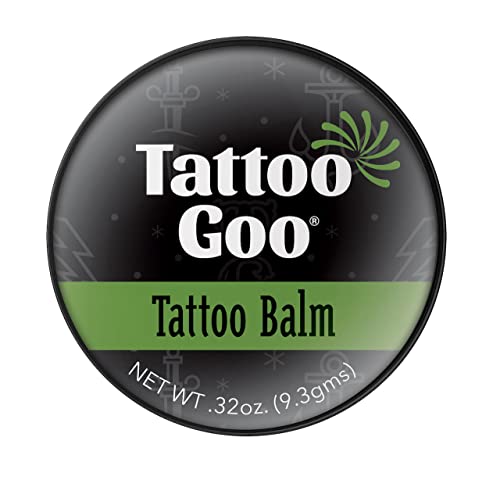 Tattoo Goo Original Travel Size Tattoo After Care, Balm de tatuagem natural com cera de abelha e manteiga