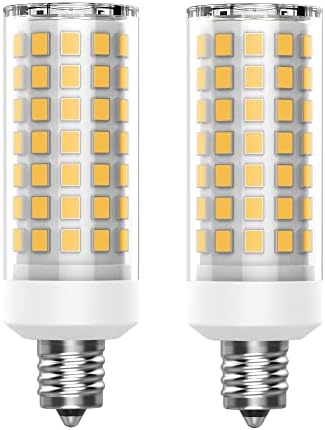 Weiscecia E11 LED Bulb 75W 100W Substituição de lâmpada de halogênio, mini-vela de mini vela de candes