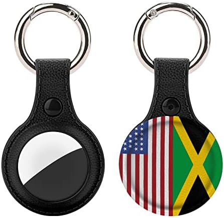 USA FIAG Jamaican Flag TPU Caso para airtag com o chaveiro de proteção contra tags de tags de tag de tag de tag
