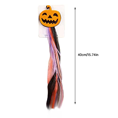 Extensões de cabelo de Halloween Hairpin com tinsels Simornando extensões de cabelo coloridas